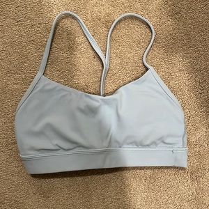 Flow y nulu bra - blue linen